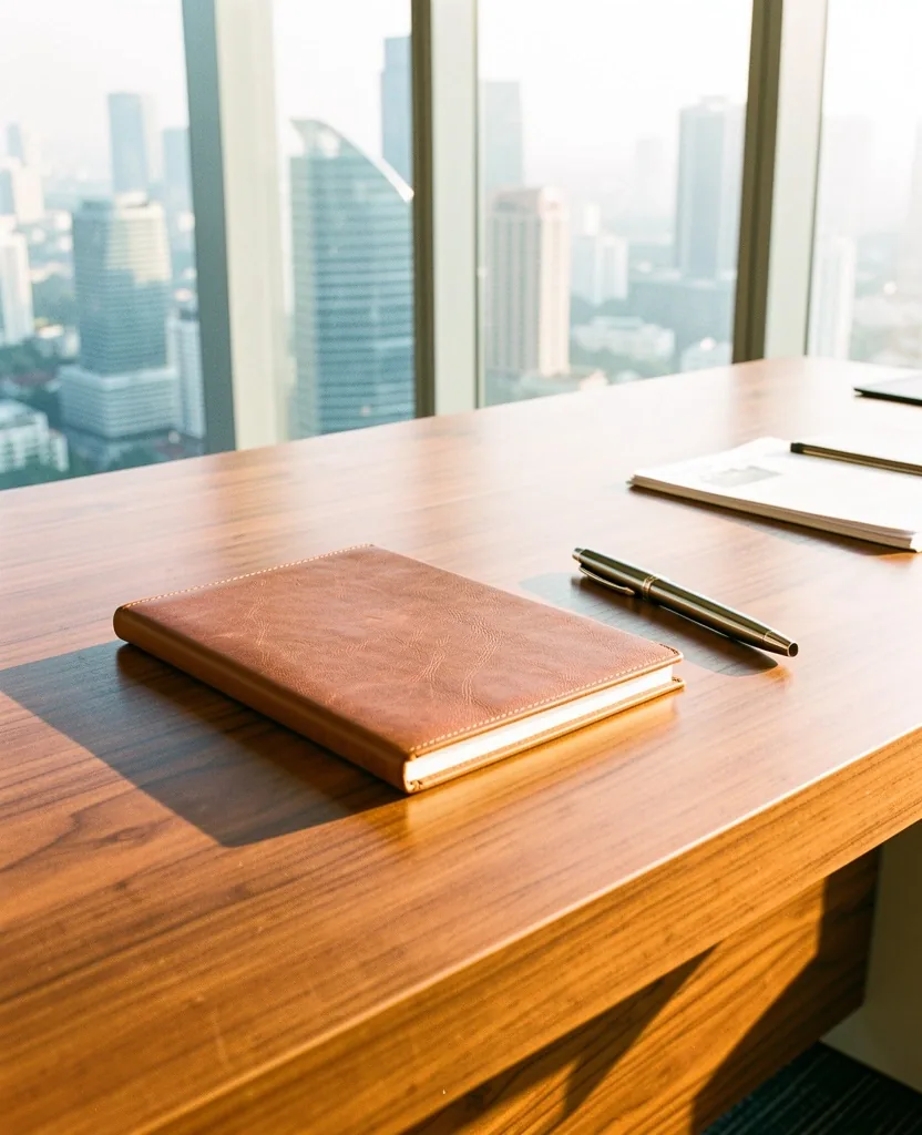 Executive workspace detailing